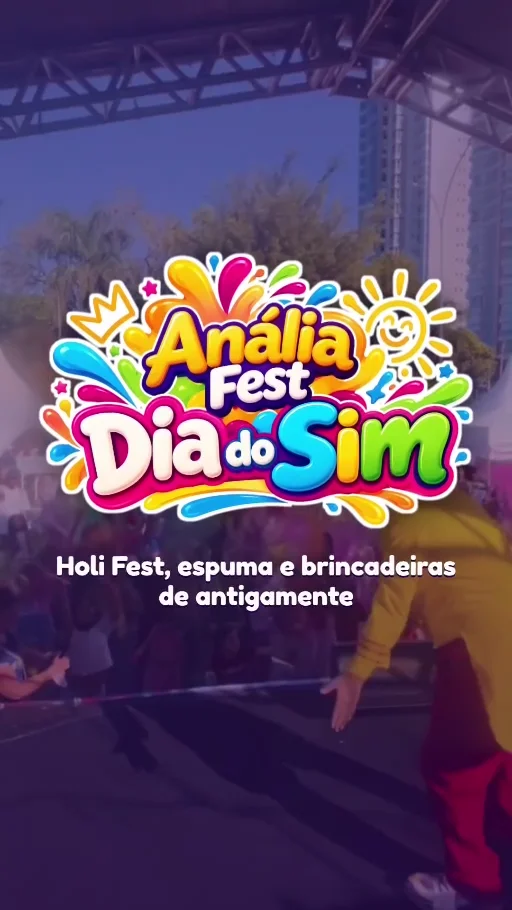 Vista do evento Anália Fest e suas atrações